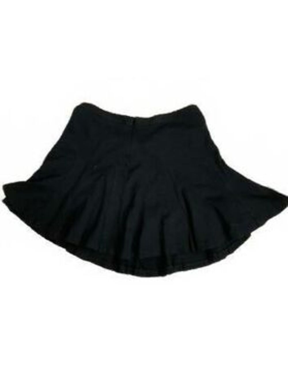 Derek Lam black skirt full skater style mini skirt size 6